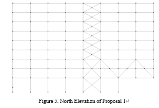 North elevation of Proposal 1